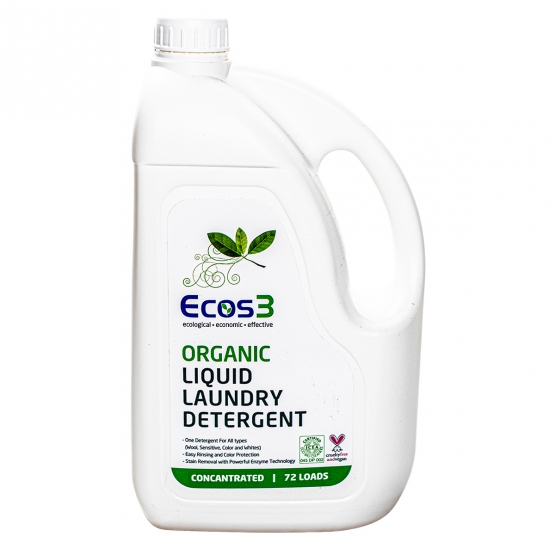 ORGANIC LIQUID LAUNDRY DETERGENT 2500ML - 72 LOADS