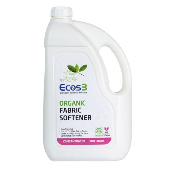 ORGANIC FABRIC SOFTENER 2500ML 100 LOADS
