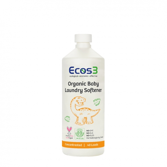 ORGANIC BABY LAUNDRY SOFTENER 1000ML - 40 LOADS