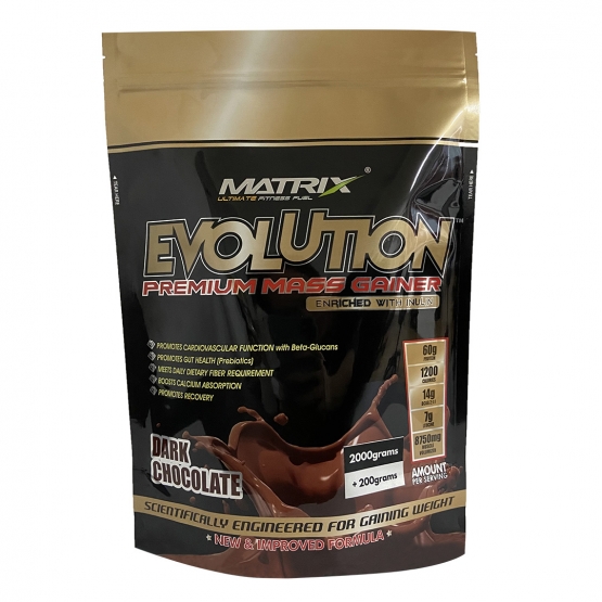 EVOLUTION PREMIUM MASS GAINER 12LBS / 5.44KG