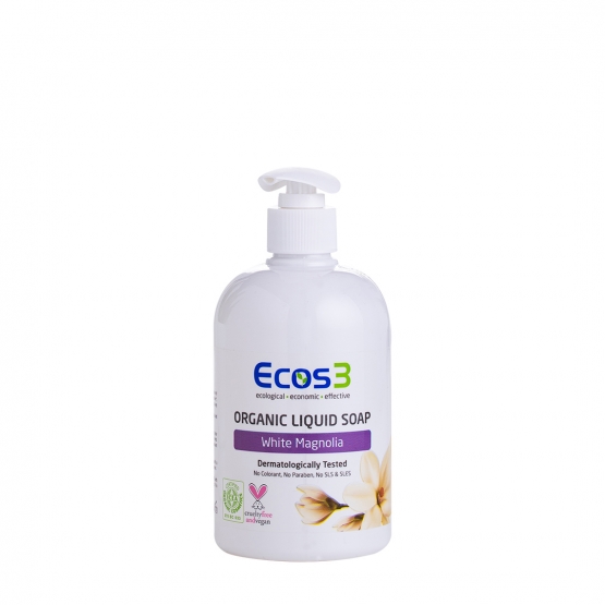 ORGANIC LIQUID SOAP (WHITE MAGNOLIA) 500ML