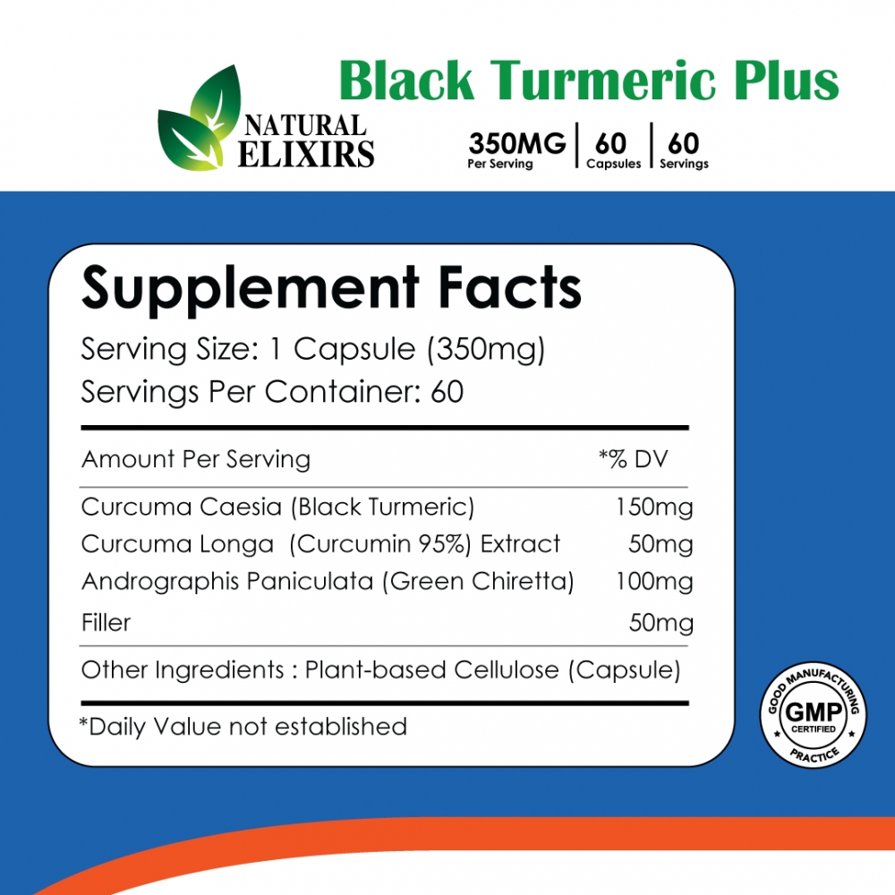 Black Turmeric Plus 350mg