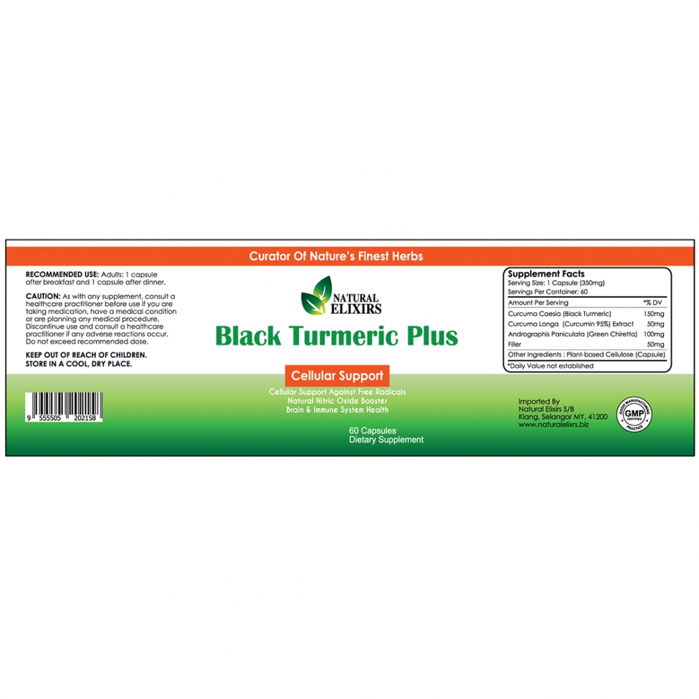 Black Turmeric Plus 350mg