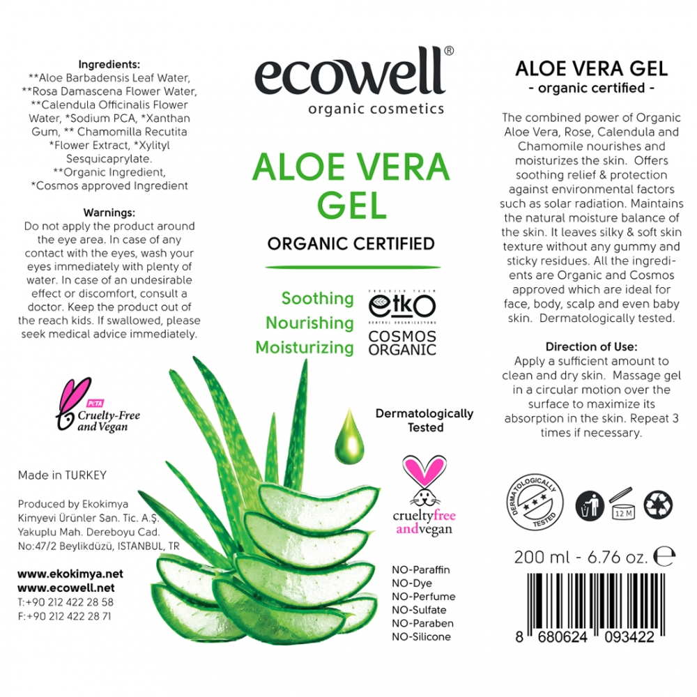 ALOE VERA GEL 200ML