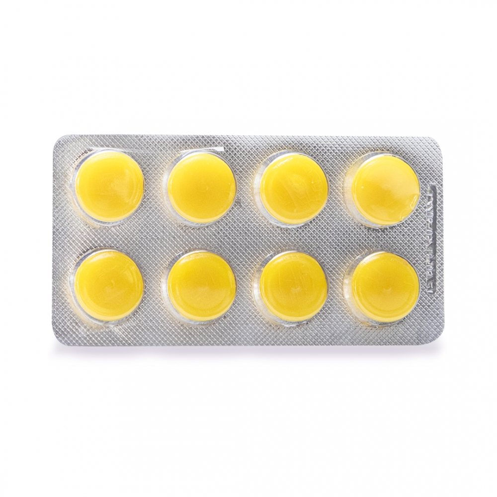 THROAT AND COUGH LOZENGES (PER STRIP) - HONEY LEMON