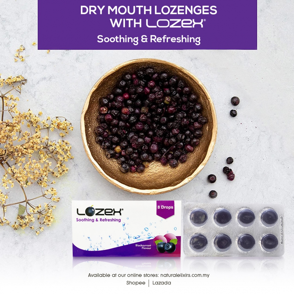 THROAT AND COUGH LOZENGES (PER STRIP) - BLACKCURRANT