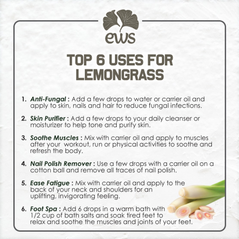 LEMONGRASS ESSENTIAL OIL 10ML