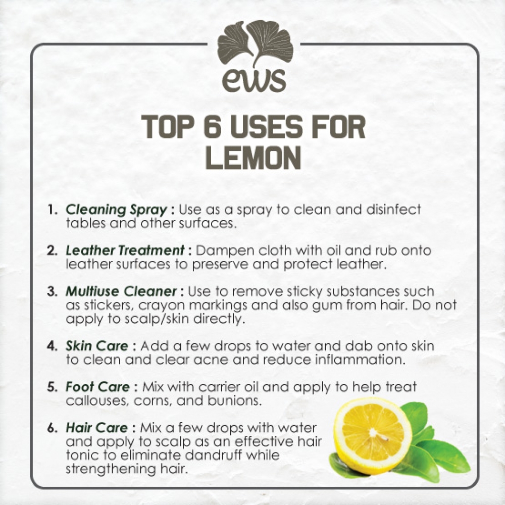 LEMON ESSENTIAL OIL 10ML