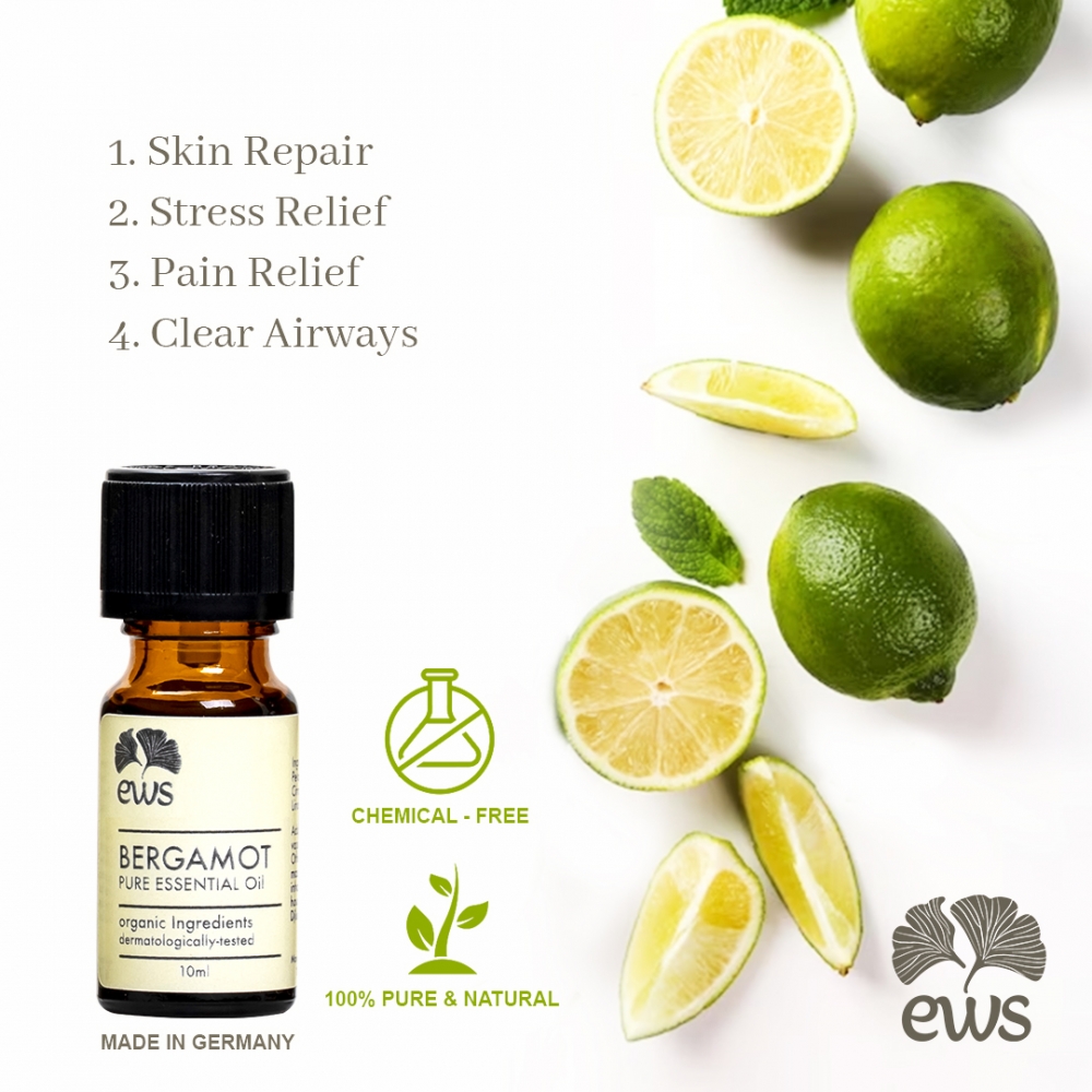 BERGAMOT ESSENTIAL OIL 10ML