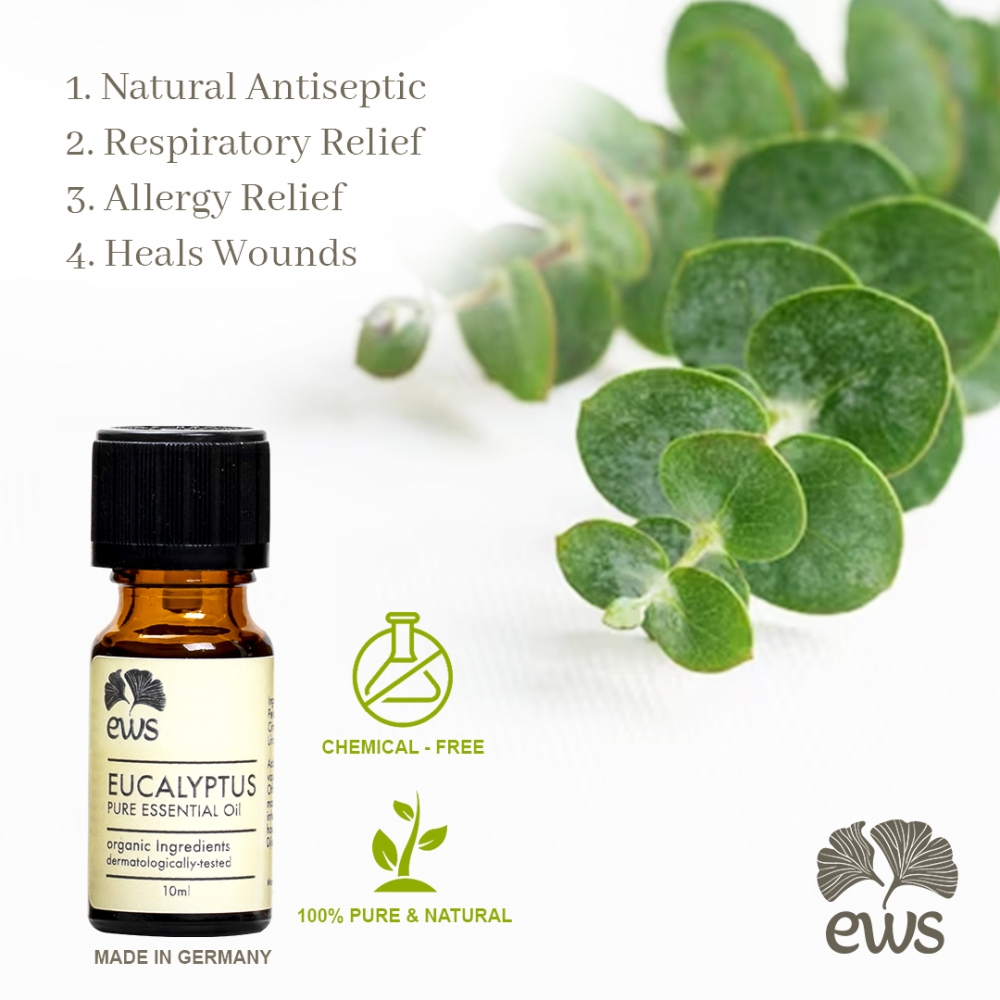 EUCALYPTUS ESSENTIAL OIL 10ML