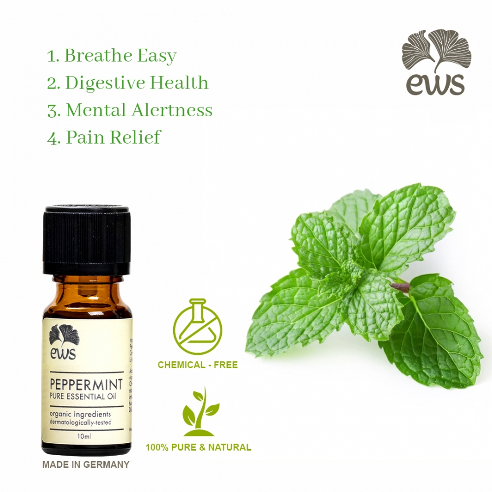 PEPPERMINT ESSENTIAL OIL 10ML