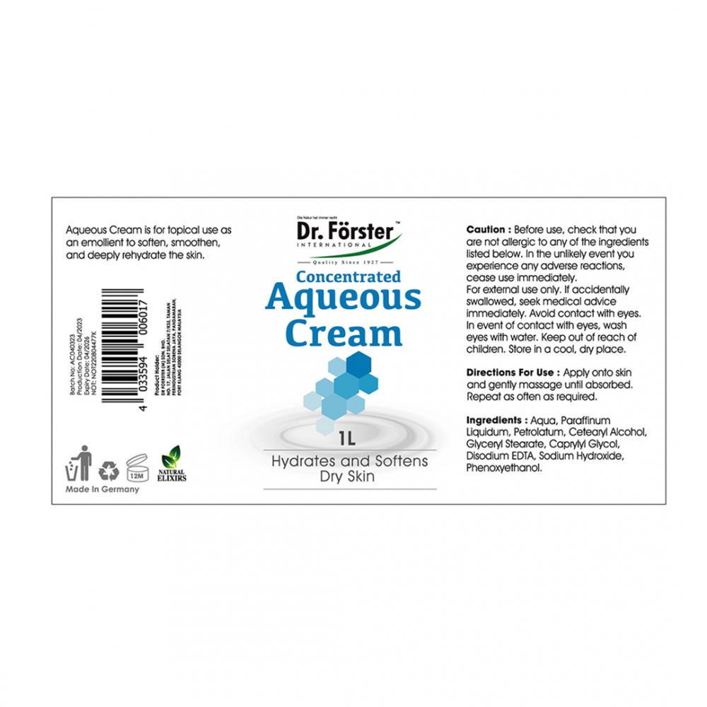 AQUEOUS CREAM 1L