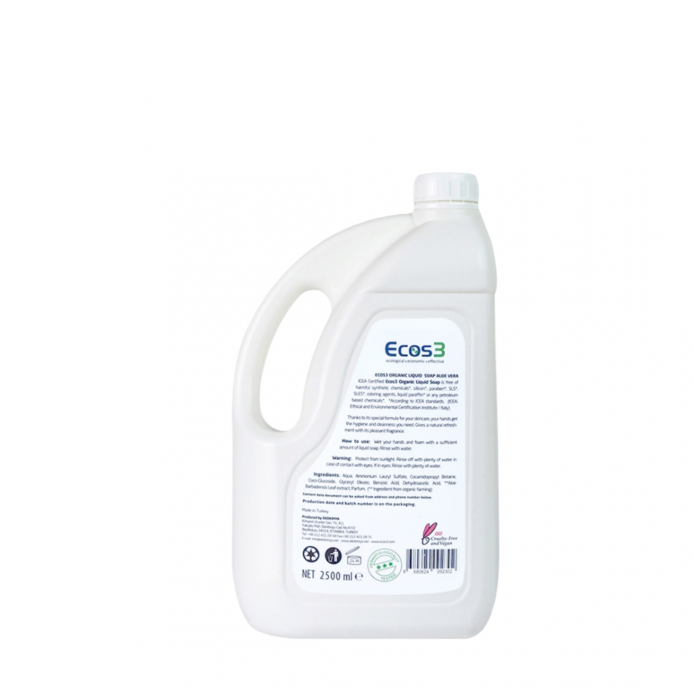 ORGANIC LIQUID SOAP (ALOE VERA) 2500ML